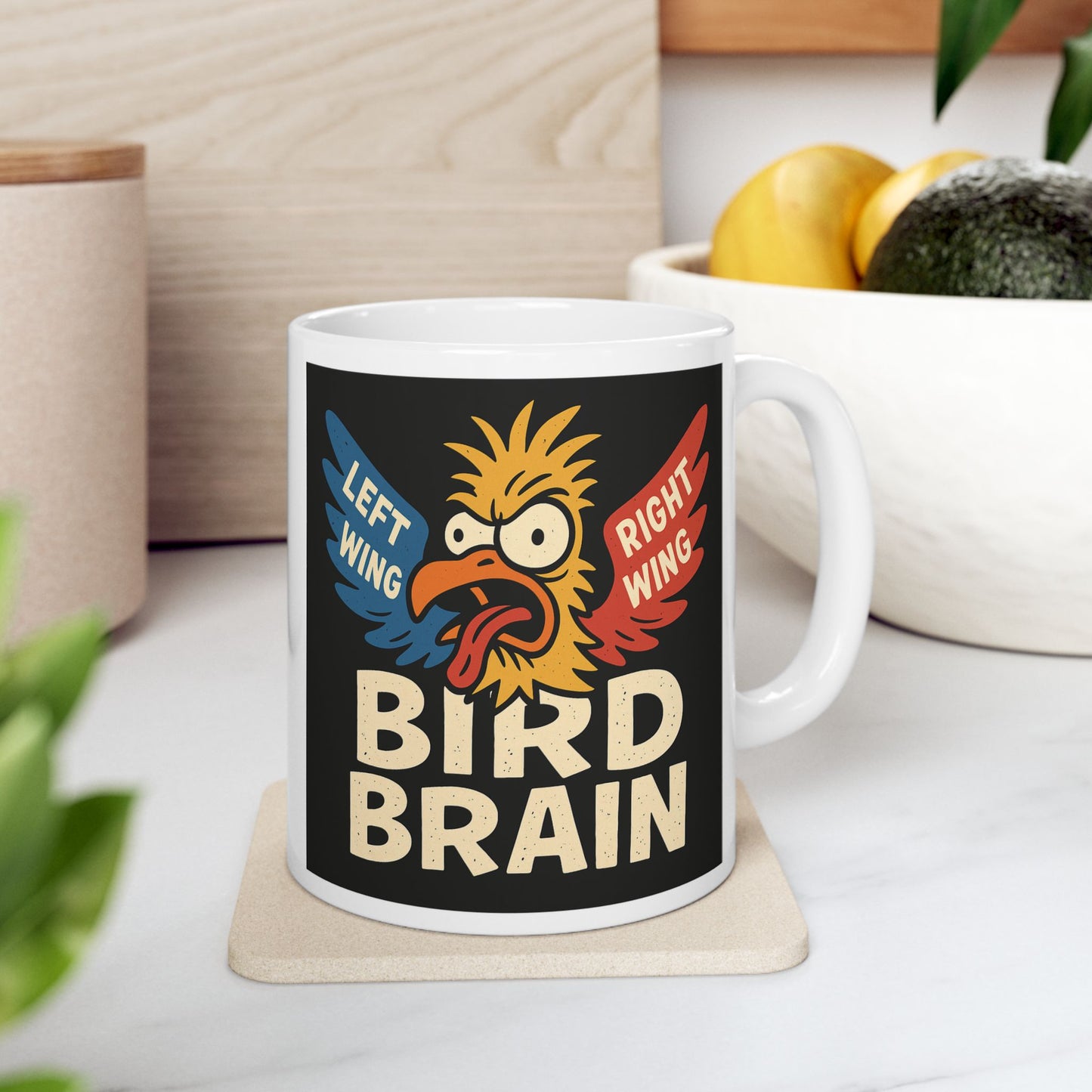Bird Brain – Political Left & Right Roast Mug