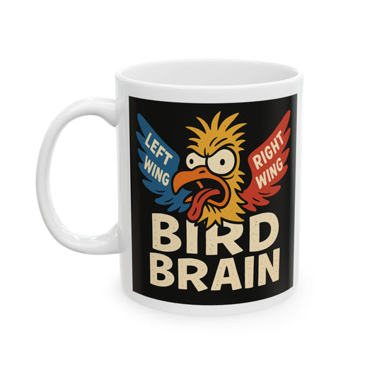 Bird Brain – Political Left & Right Roast Mug