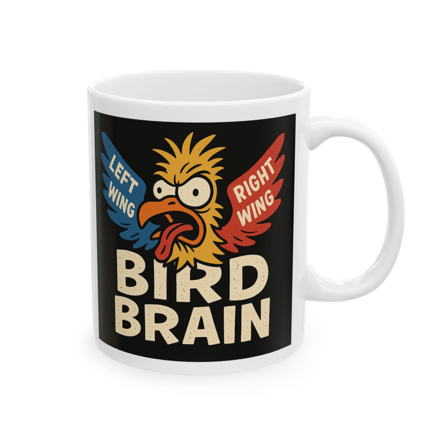 Bird Brain – Political Left & Right Roast Mug
