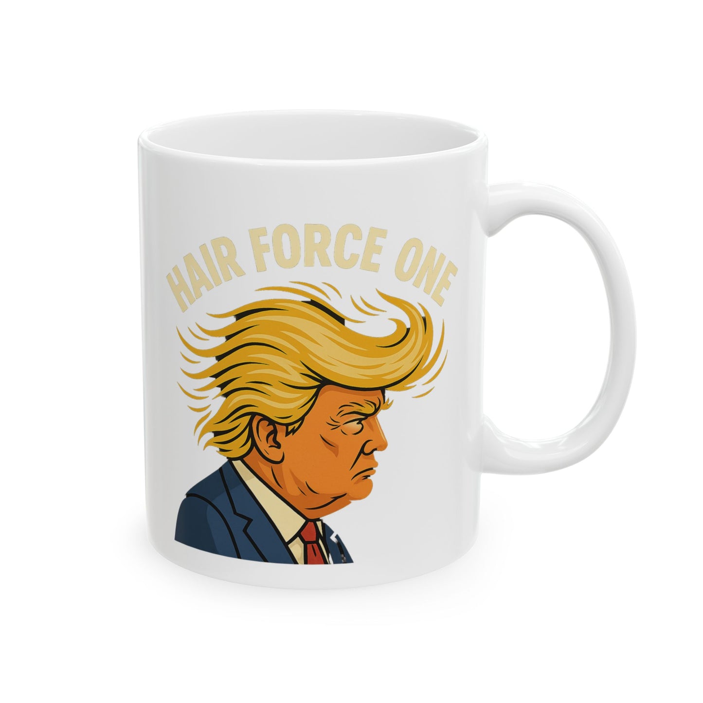 Hair Force One – Political Parody Mug